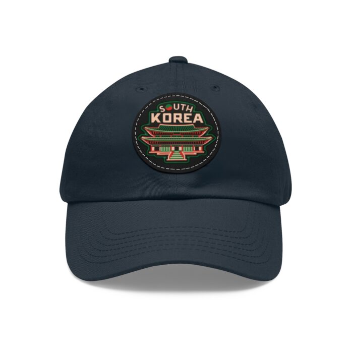 South Korea Hat with Leather Patch (Round) - Image 9