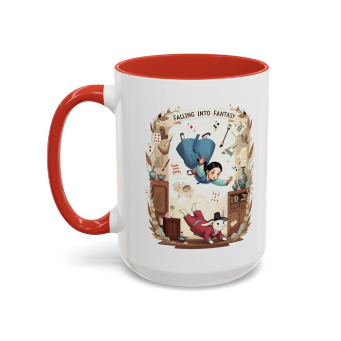 Falling into fantasy Accent Coffee Mug (11, 15oz) - Image 31