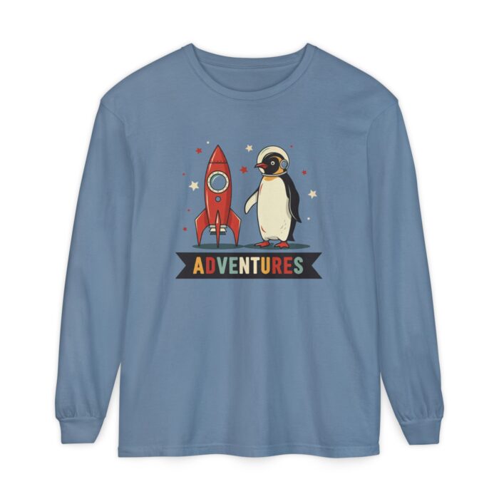 Adventures Unisex Garment-dyed Long Sleeve T-Shirt - Image 13