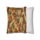 Map of Memories Spun Polyester Square Pillowcase