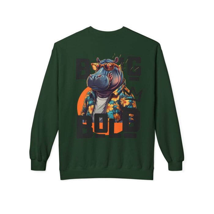 Big Bold Unisex Midweight Softstyle Fleece Crewneck Sweatshirt - Image 22