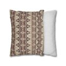 Vintage Cozy Faux Suede Square Pillowcase