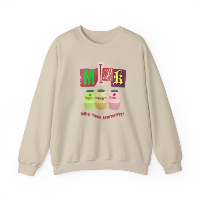 Milk your moment! Unisex Heavy Blend™ Crewneck Sweatshirt - Image 9