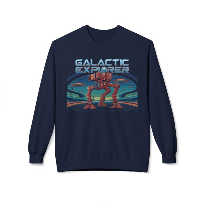Galactic explorer Unisex Midweight Softstyle Fleece Crewneck Sweatshirt - Image 17