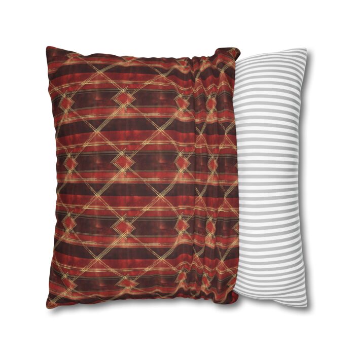 Sparkly red hues Faux Suede Square Pillowcase - Image 16