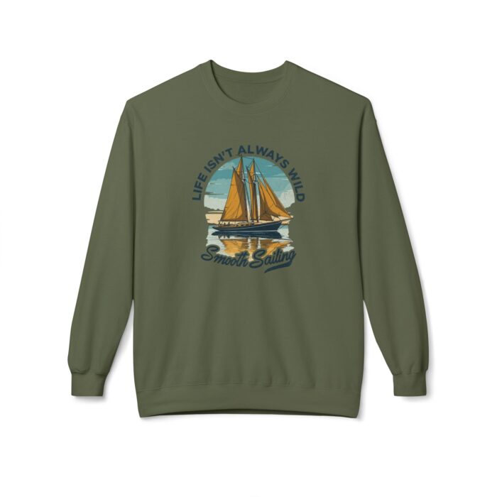 Smooth sailing Unisex Midweight Softstyle Fleece Crewneck Sweatshirt - Image 13