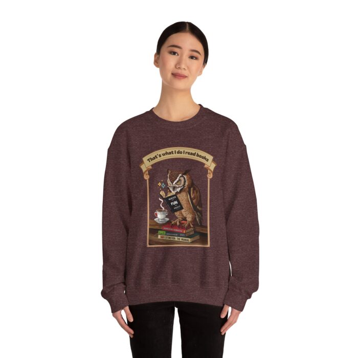 I read books Unisex Heavy Blend™ Crewneck Sweatshirt - Image 8