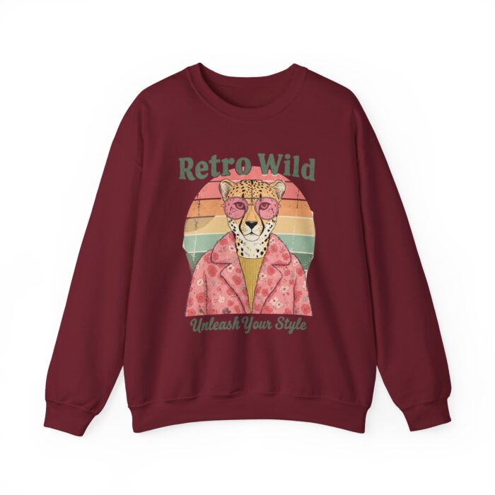Retro wild Unisex Heavy Blend™ Crewneck Sweatshirt - Image 21