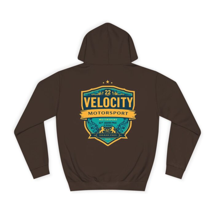 Velocity Unisex College Hoodie - Image 2