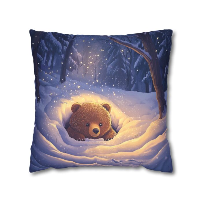 Is it still winter? Faux Suede Square Pillowcase - Image 9