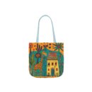 The giraffe that lives in my house Canvas Tote Bag, 5-Color Straps