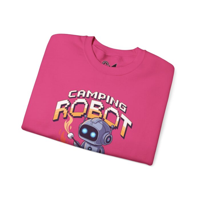 Camping robot Unisex Heavy Blend™ Crewneck Sweatshirt - Image 51