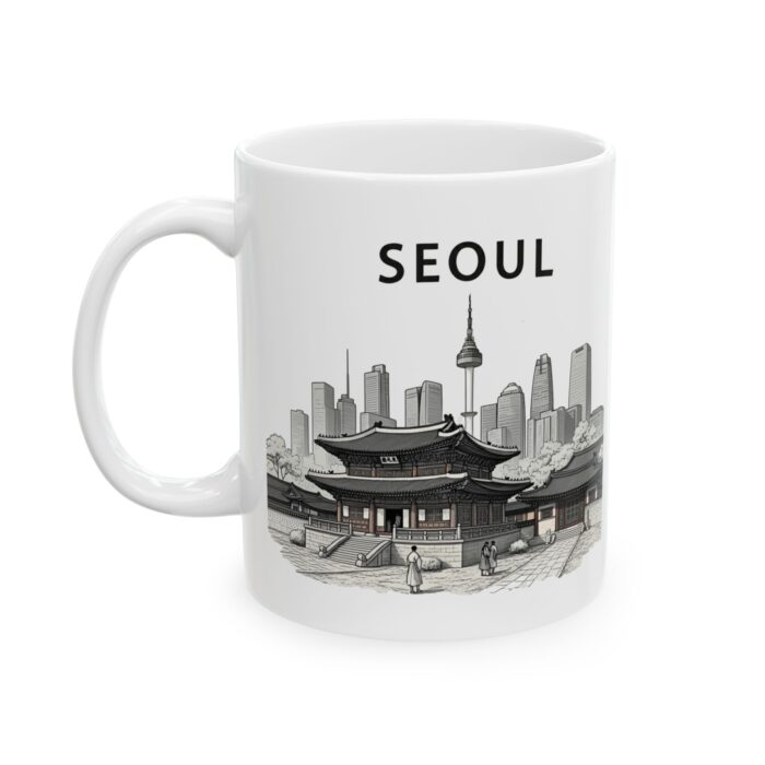SEOUL Ceramic Mug, (11oz, 15oz) - Image 4