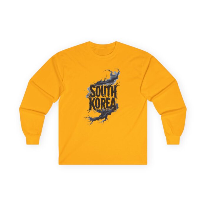 South Korea Unisex Ultra Cotton Long Sleeve Tee - Image 10