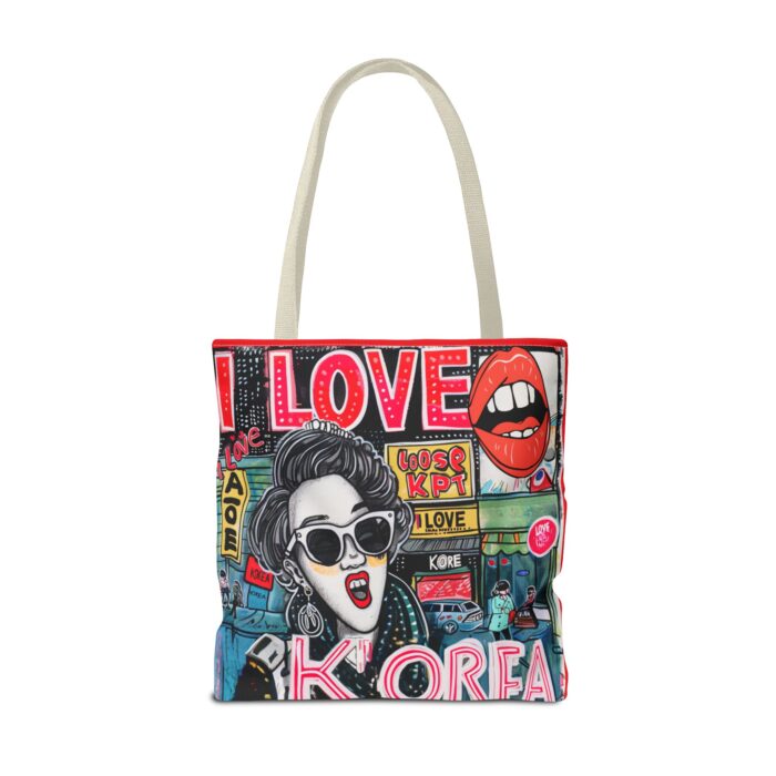 I love Korea Tote Bag (AOP) - Image 46