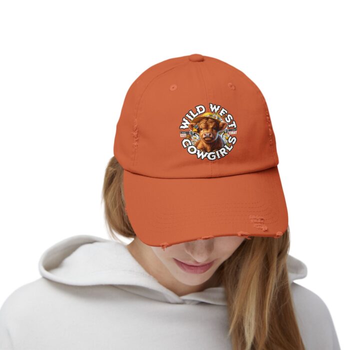 Wild West Cow Girls Unisex Distressed Cap - Image 12