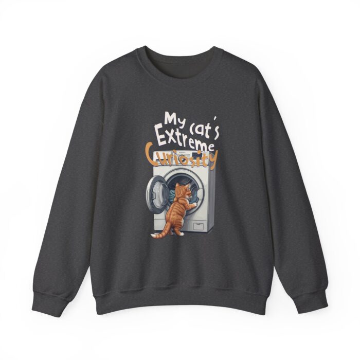 My cat's extreme curiosity Unisex Heavy Blend™ Crewneck Sweatshirt - Image 17