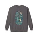 Blues night Unisex Midweight Softstyle Fleece Crewneck Sweatshirt