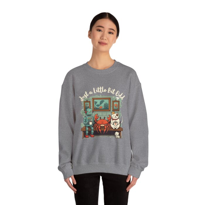 Just a little bit odd Unisex Heavy Blend™ Crewneck Sweatshirt - Image 20