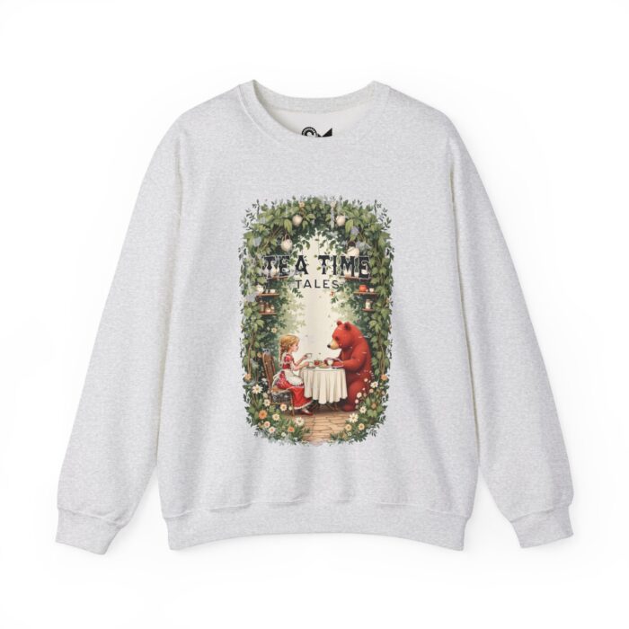 Tea time tales Unisex Heavy Blend™ Crewneck Sweatshirt - Image 5