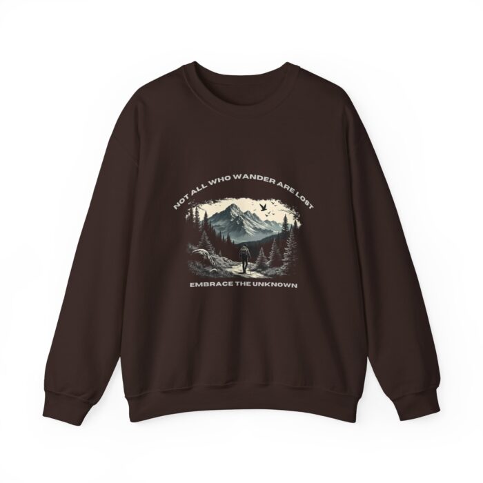 Not All Who Wander Are Lost Unisex Heavy Blend™ Crewneck Sweatshirt - Image 5