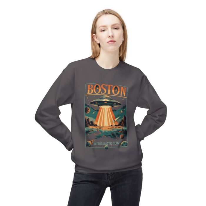 Boston Unisex Midweight Softstyle Fleece Crewneck Sweatshirt - Image 15