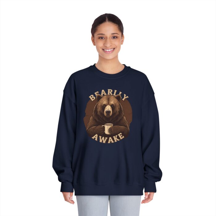 Bearly Awake Unisex DryBlend® Crewneck Sweatshirt - Image 11