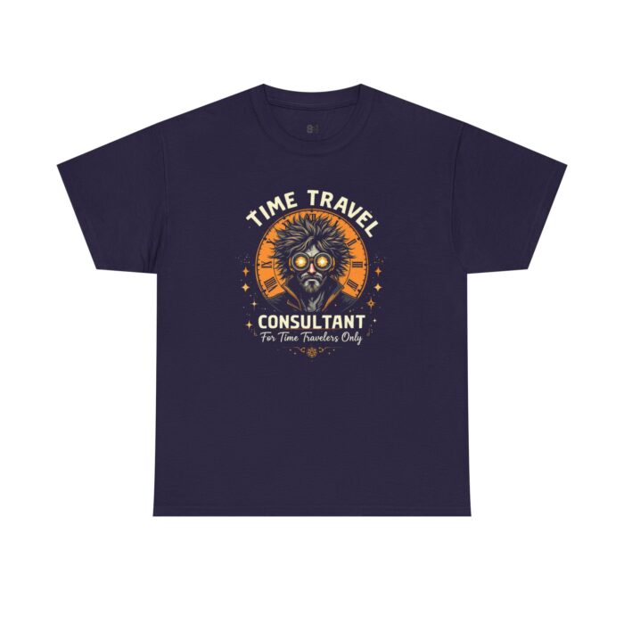 Time travel Unisex Heavy Cotton Tee - Image 9