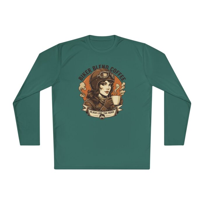 Bike blend coffee Unisex Lightweight Long Sleeve Tee - Image 25
