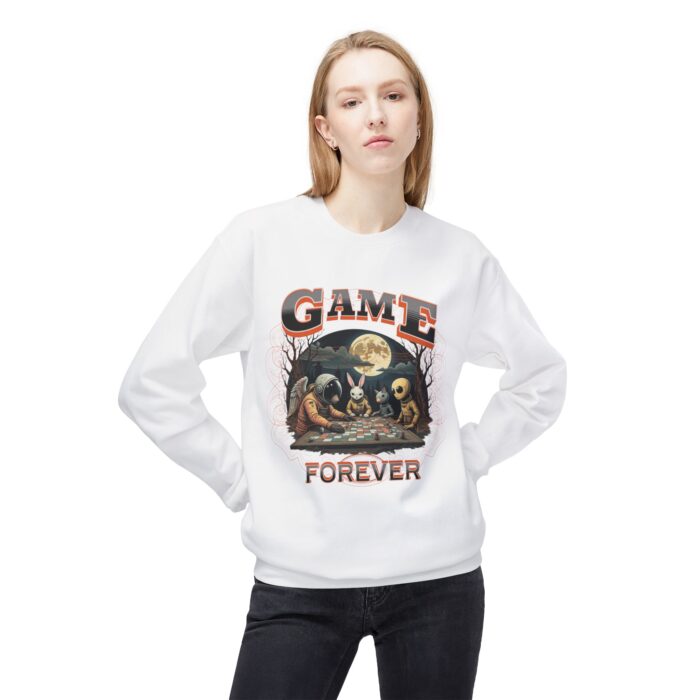 Game forever Unisex Midweight Softstyle Fleece Crewneck Sweatshirt - Image 3