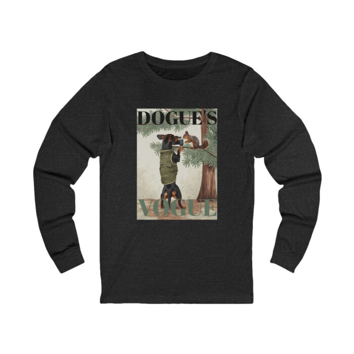 Dogue's Vogue Unisex Jersey Long Sleeve Tee - Image 11