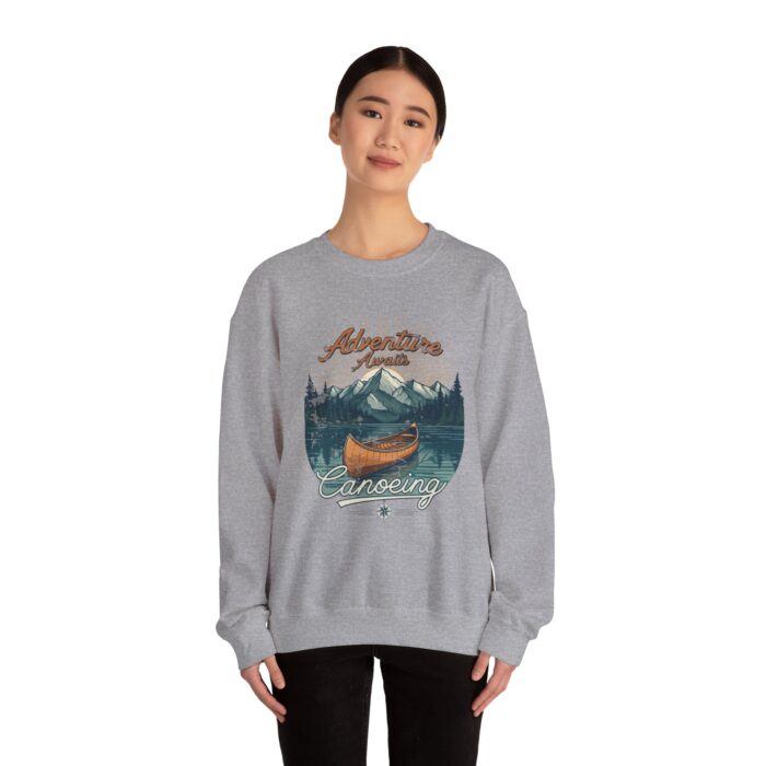 Canoeing Unisex Heavy Blend™ Crewneck Sweatshirt - Image 12