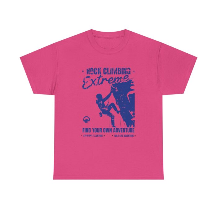 Extreme Rock Climbing Adventure Tee - Unisex Heavy Cotton Shirt - Image 21