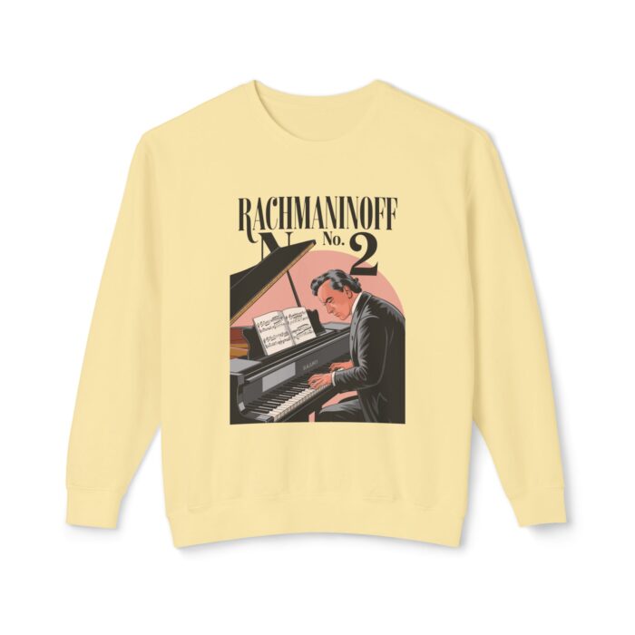 Rachmaninoff No. 2 Unisex Lightweight Crewneck Sweatshirt - Image 21