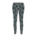 Midnight Plaid Women's Cut & Sew Casual Leggings (AOP)