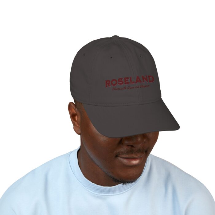 Embroidered Organic Baseball Cap - 'Roseland' with Grace and Elegance - Image 11