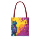 Stylish Hippo Tote Bag (AOP)