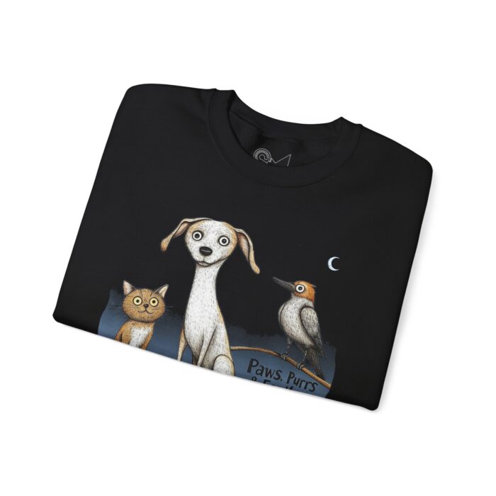 Paws, Purrs & Feathers Unisex Heavy Blend™ Crewneck Sweatshirt - Image 7