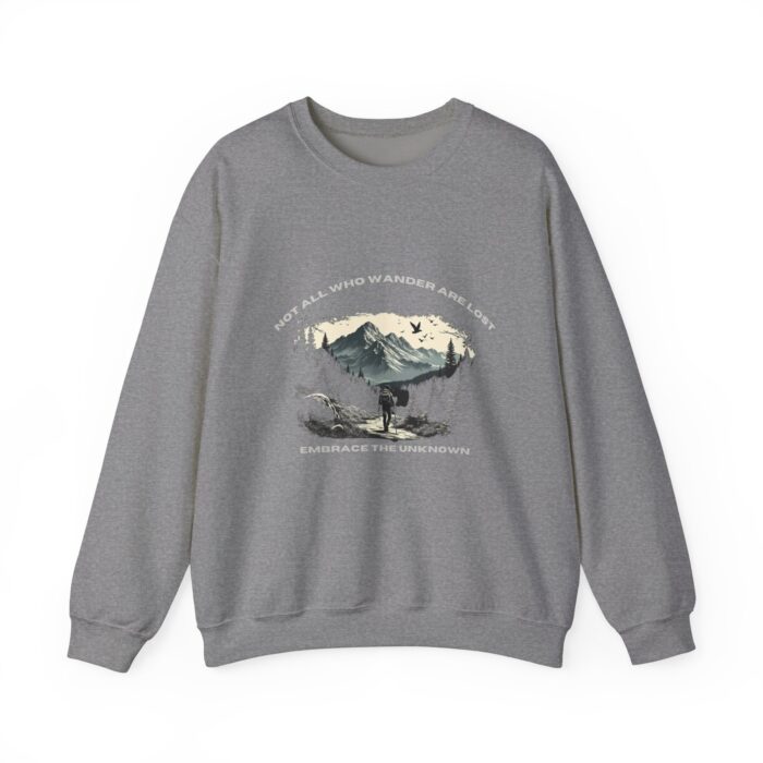 Not All Who Wander Are Lost Unisex Heavy Blend™ Crewneck Sweatshirt - Image 9