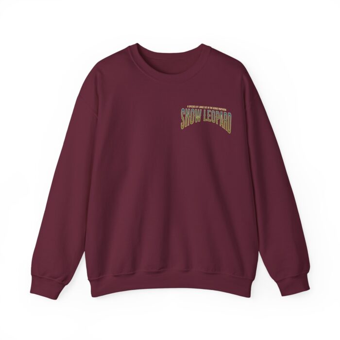 Snow leopard Unisex Heavy Blend™ Crewneck Sweatshirt - Image 5