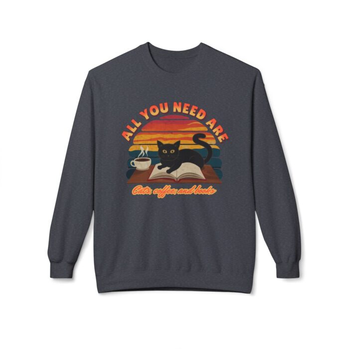 All you need are Unisex Midweight Softstyle Fleece Crewneck Sweatshirt - Image 25