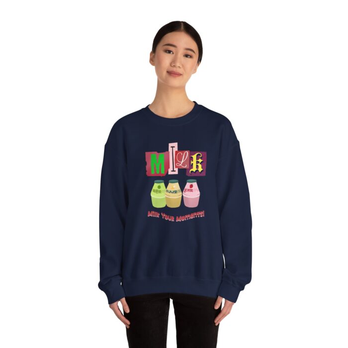 Milk your moment! Unisex Heavy Blend™ Crewneck Sweatshirt - Image 52