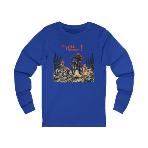 Adventurous Vibes Unisex Jersey Long Sleeve Tee - Full Throttle Design
