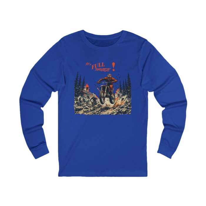 Adventurous Vibes Unisex Jersey Long Sleeve Tee - Full Throttle Design