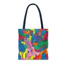The hillside village in Korea Tote Bag (AOP)