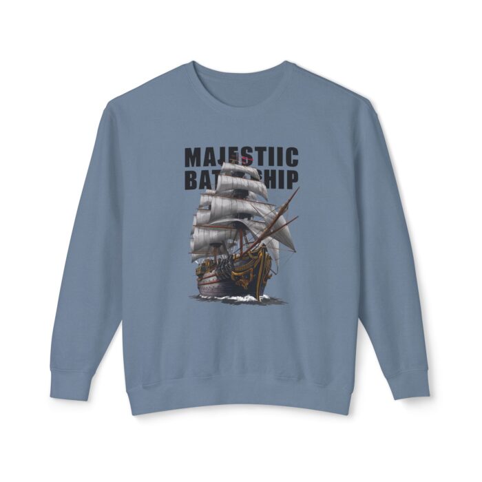 Battleship Unisex Lightweight Crewneck Sweatshirt - Image 17