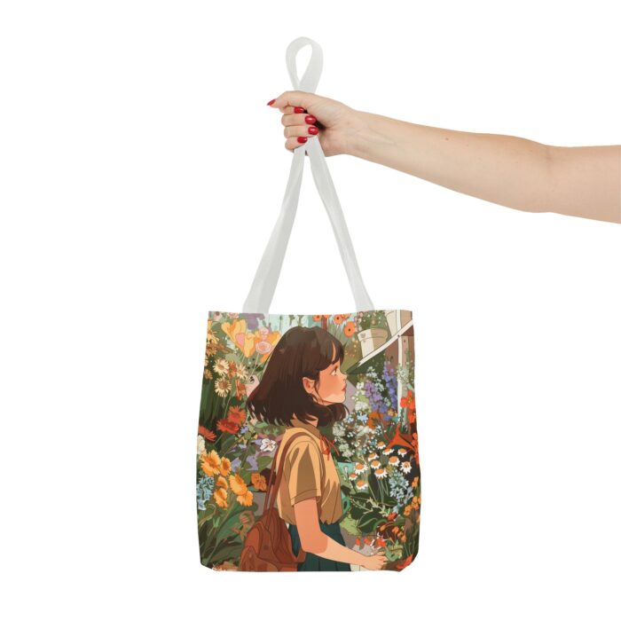 Girl and Flower Shop Tote Bag (AOP) - Image 28