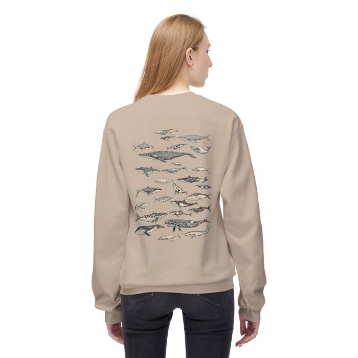 For Whales Unisex Midweight Softstyle Fleece Crewneck Sweatshirt - Image 8