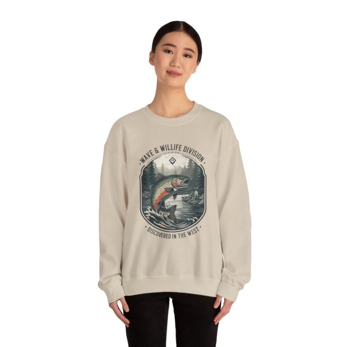 Discovered in the west Unisex Heavy Blend™ Crewneck Sweatshirt - Image 8