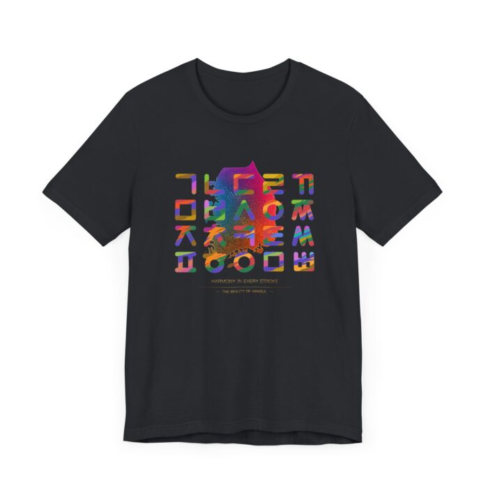 Korean Alphabet Unisex Jersey Short Sleeve Tee - Image 19